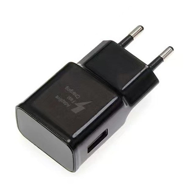 Incarcator Retea pentru Samsung S6/S8, Incarcator USB-A Universal de 2.4A pentru Telefoan Samsung, Power Delivery 15W, Negru lucios