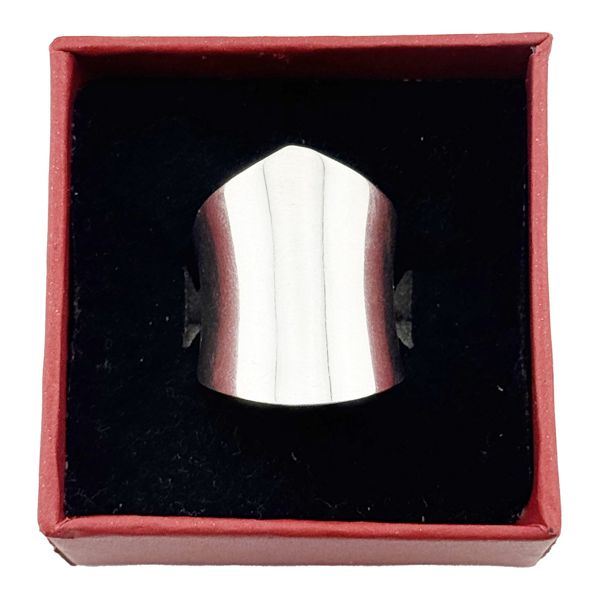 Inel pentru Dama, Argint 925, Model Cilindric, 4.179 g,2.5 cm x 1.8 cm, Marimea 56, Argintiu