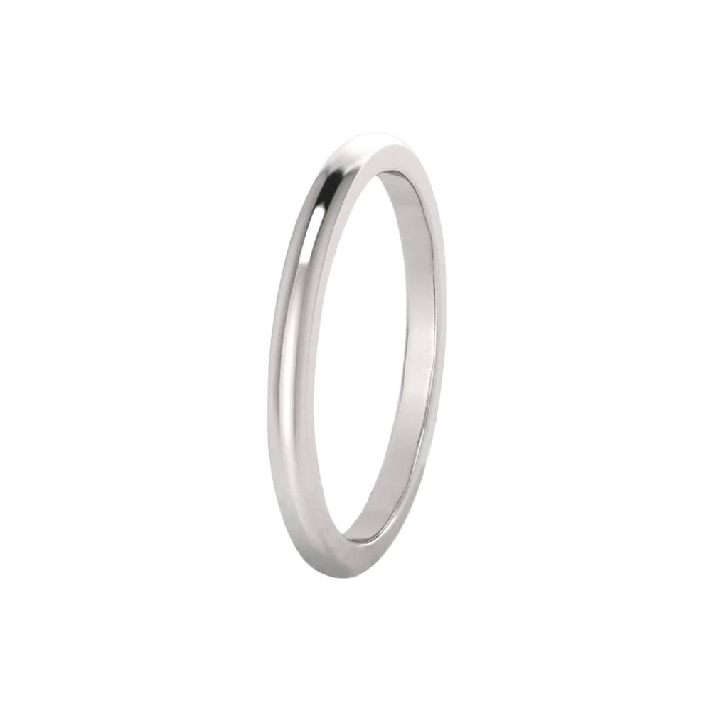 Inel pentru Dama, Inel din Argint 925, Tip Verigheta, Marimea 45, 12 mm, Argintiu