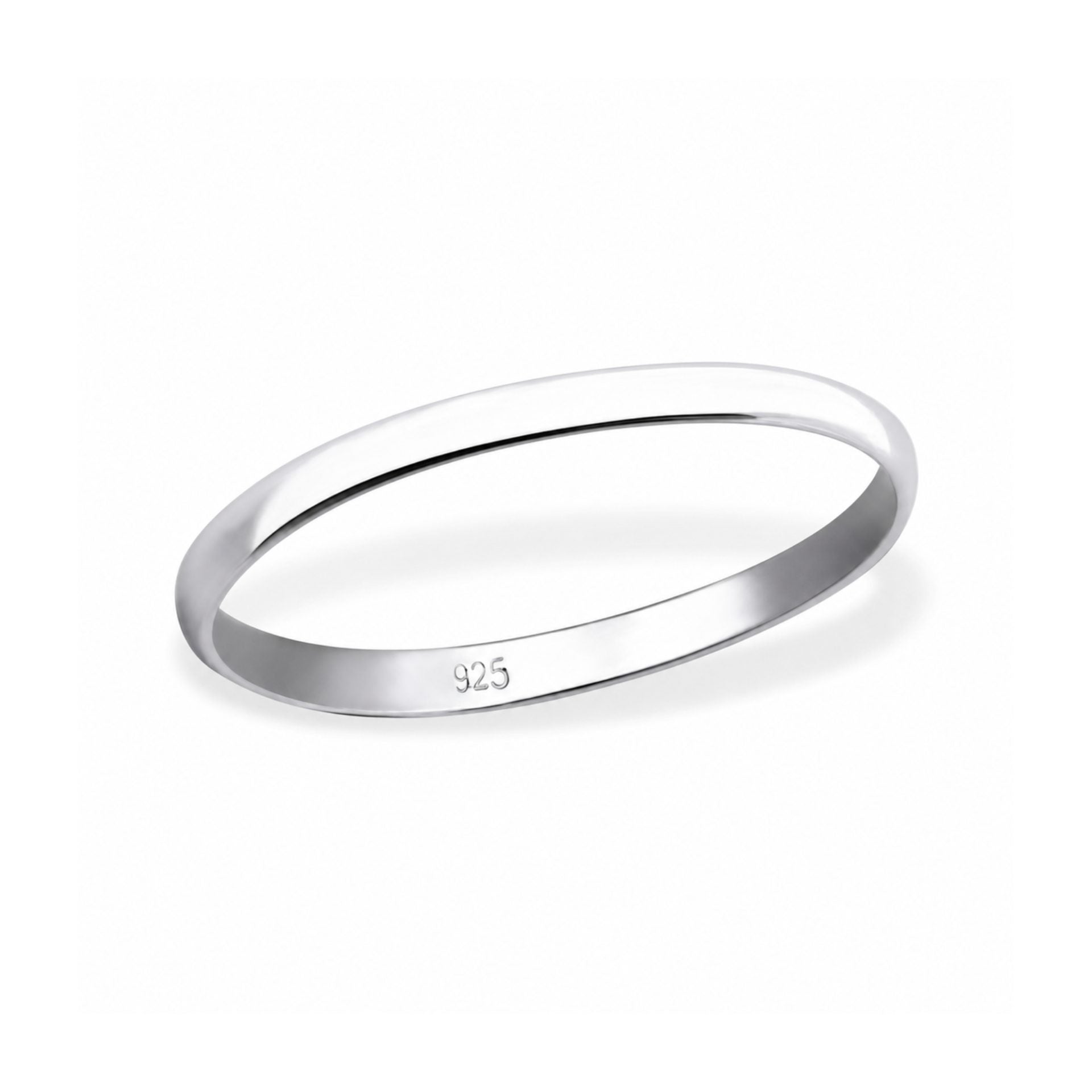 Inel Argint 925 Tip Verigheta Simpla, Marimea 57