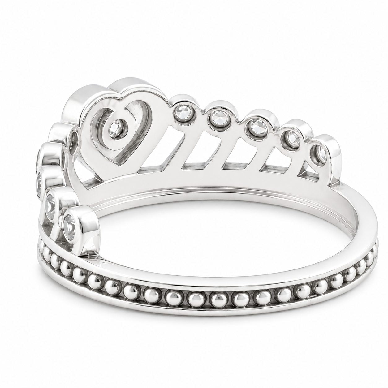 Inel din Argint 925, Model Coroana, cu Marcasite si Zirconiu, Design Elegant, Marimea 52, Argintiu