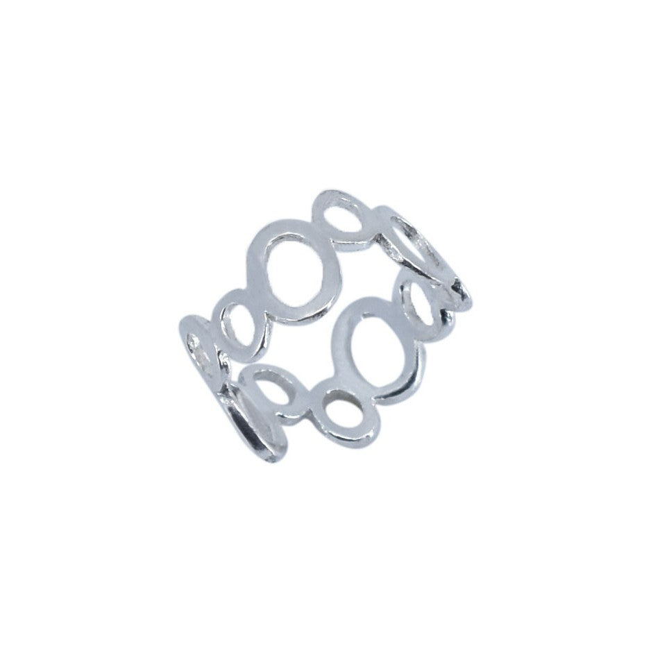 Inel din Argint 925, model circular, marimea 55
