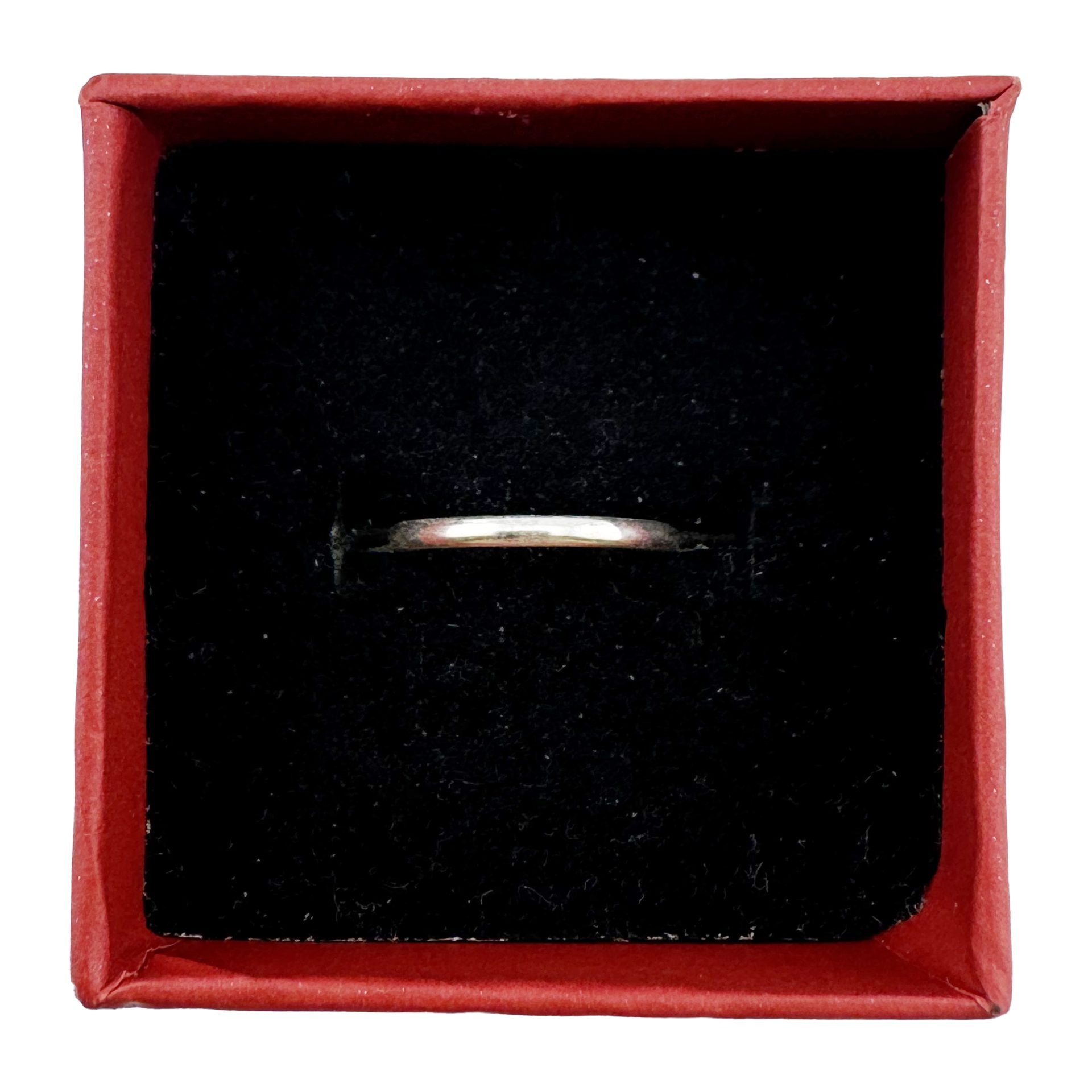 Inel pentru Dama, Inel din Argint 925, Tip Verigheta, Marimea 46, 14 mm, Argintiu