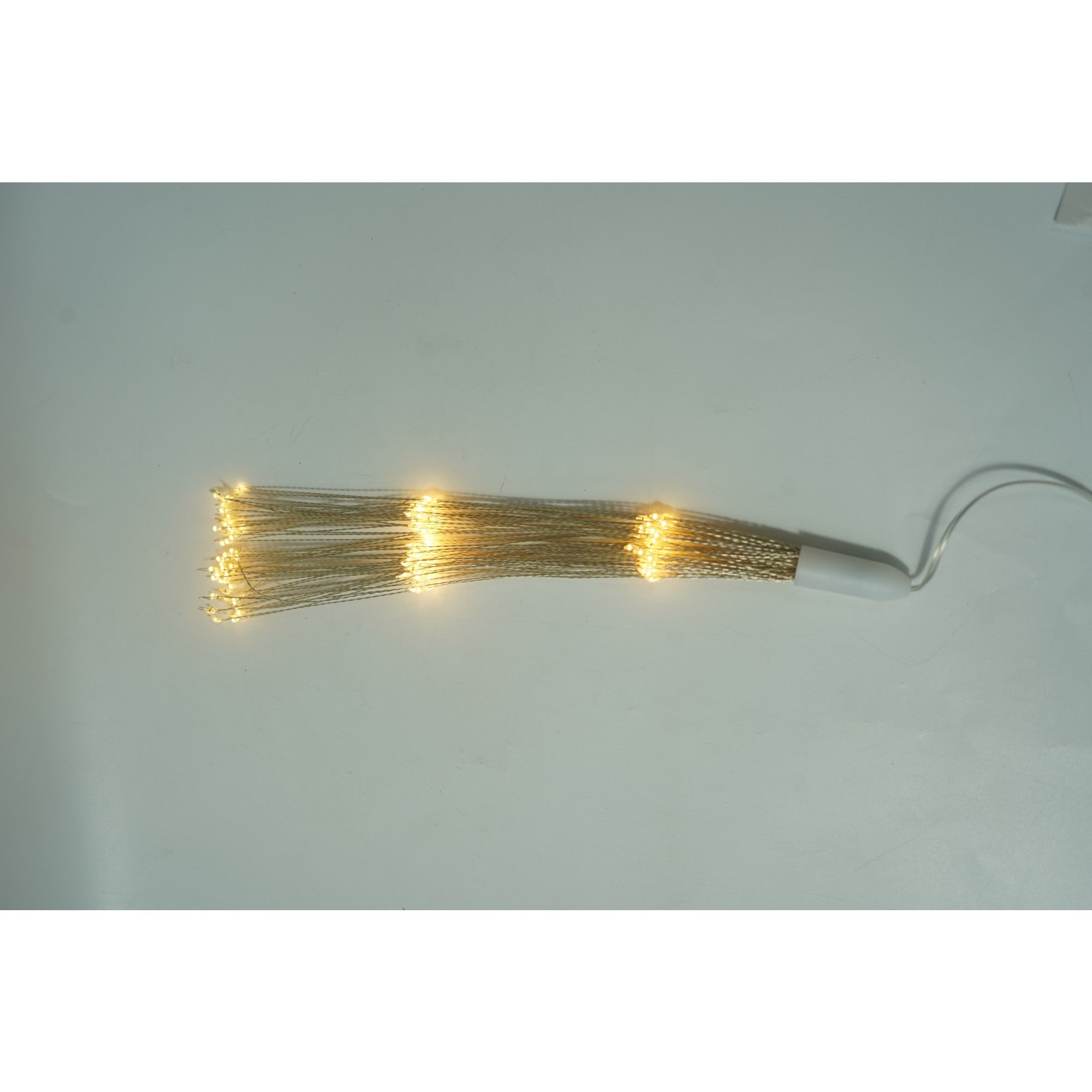 Instalatie Craciun, 180 LED-uri, alb cald, telecomanda 8 functii, cu baterii, explozie fireworks, fir cupru, interior/exterior
