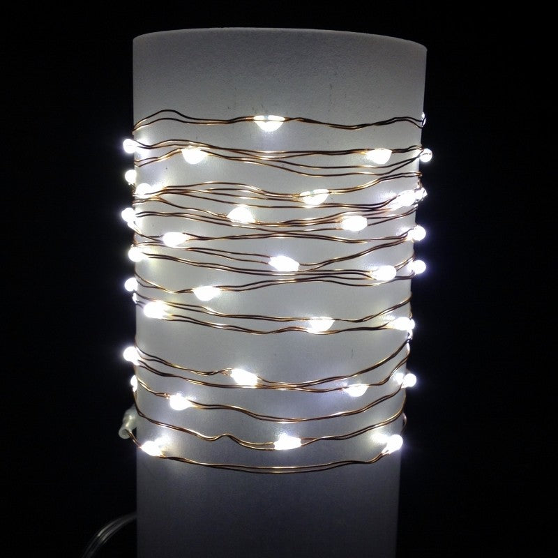 Instalatie Craciun Tip Turturi, 5 m, 143 Led-uri, IP44, Alb rece, 8 jocuri de lumini, Telecomanda inclusa, Interconectabila, Prelungitor 5 m inclus, Fir Cupru, Interior/Exterior