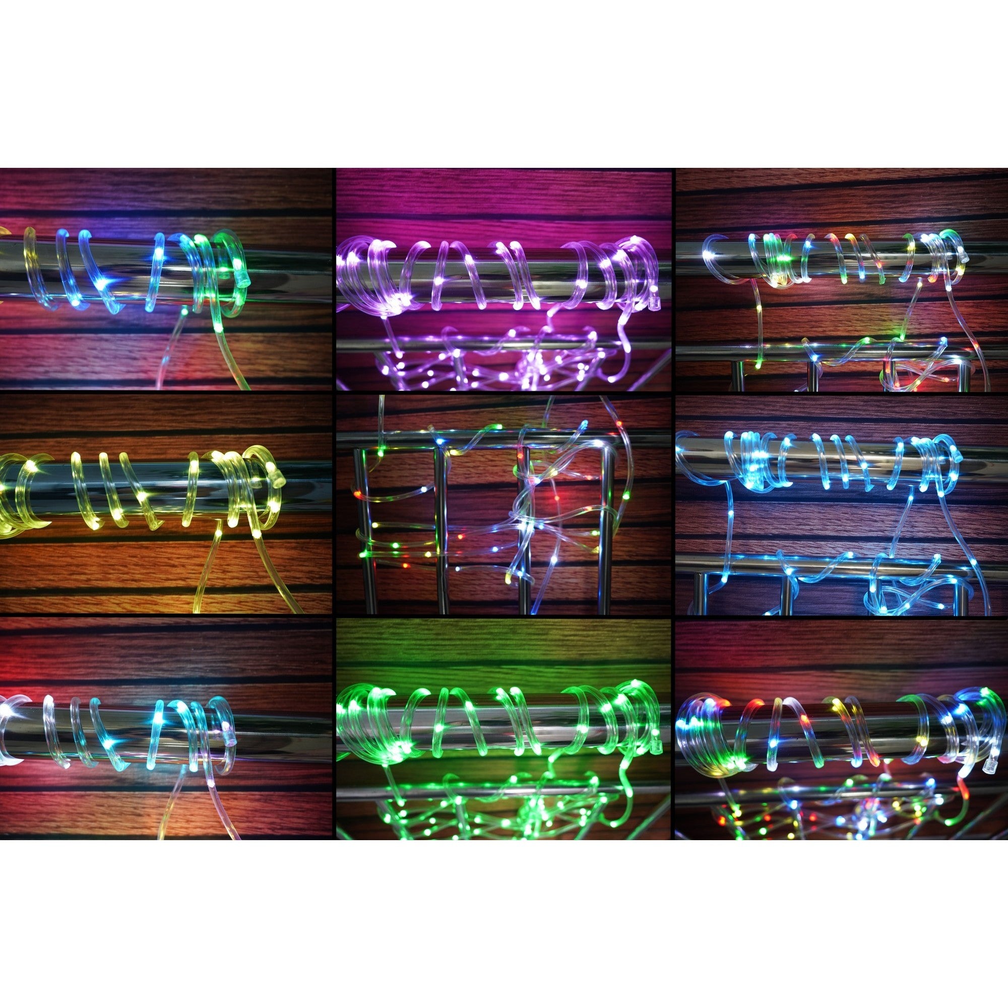Instalatie de Craciun,10 metri,100 LED-uri,telecomanda 32 de functii,multicolor RGB,USB,tub luminos,interior/exterior