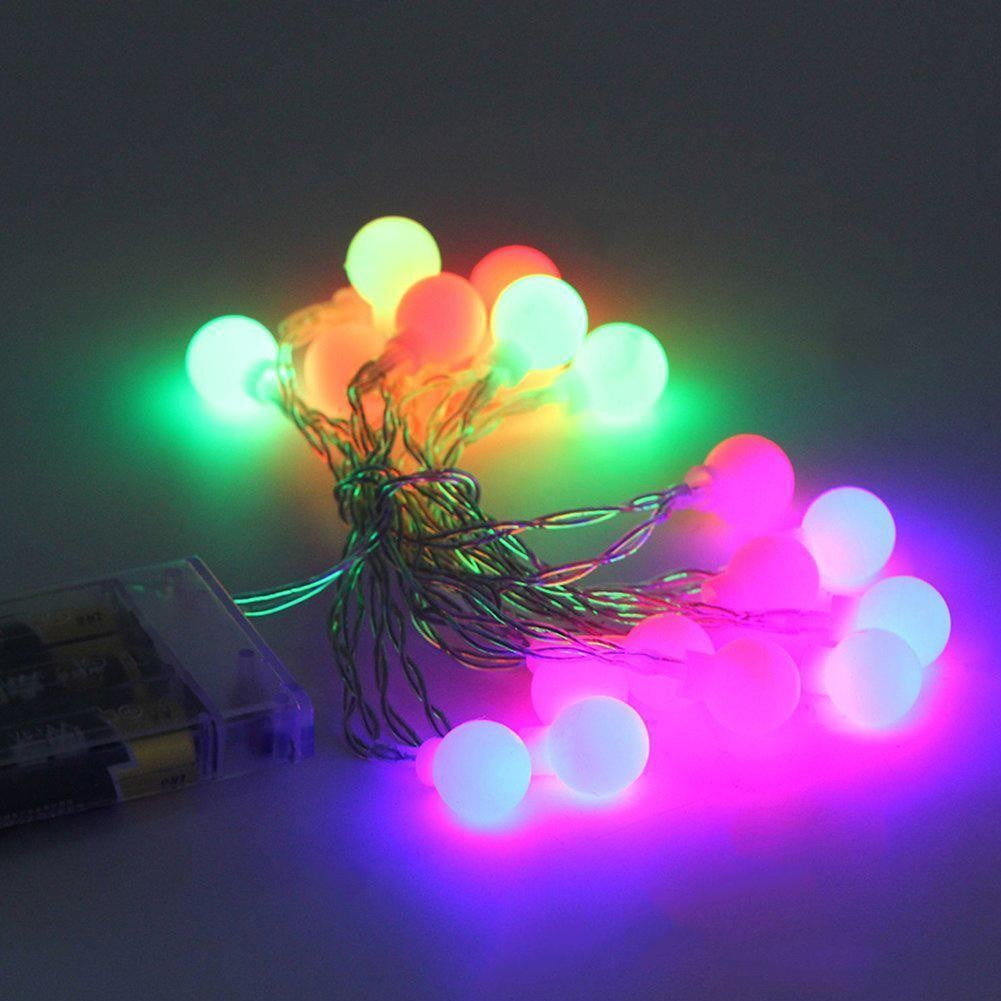 Instalatie de Craciun cu Baterii 2.5 m 20 LED -uri Globuri Multicolor