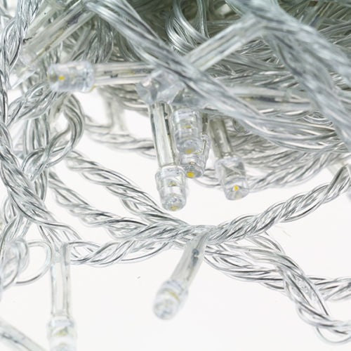 Instalatie de Craciun cu Baterii Fir Transparent Tip Sir 5 m 50 LED -uri Multicolor