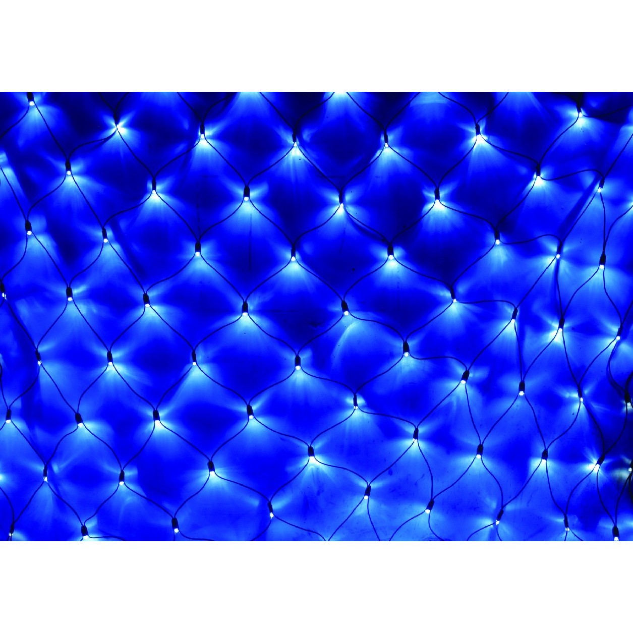 Instalatie de Craciun Fir Transparent Tip Plasa 6 x 0.5 m 160 LED -uri Albastru