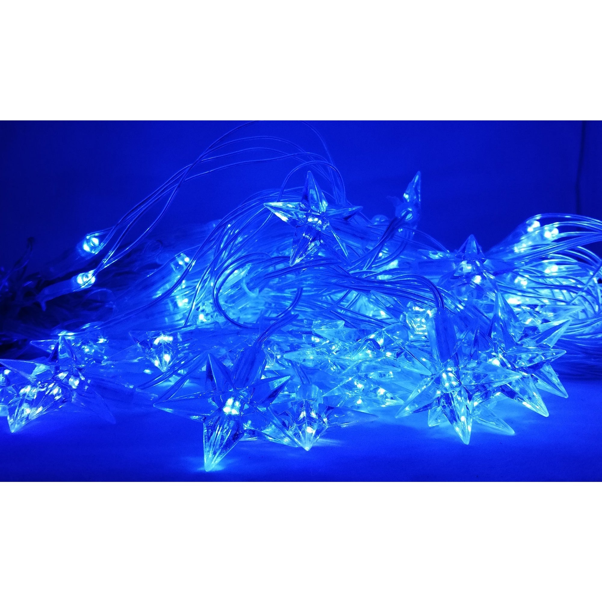 Instalatie de Craciun Fir Transparent Tip Plasa 6 x 0.5 m 160 LED -uri Albastru