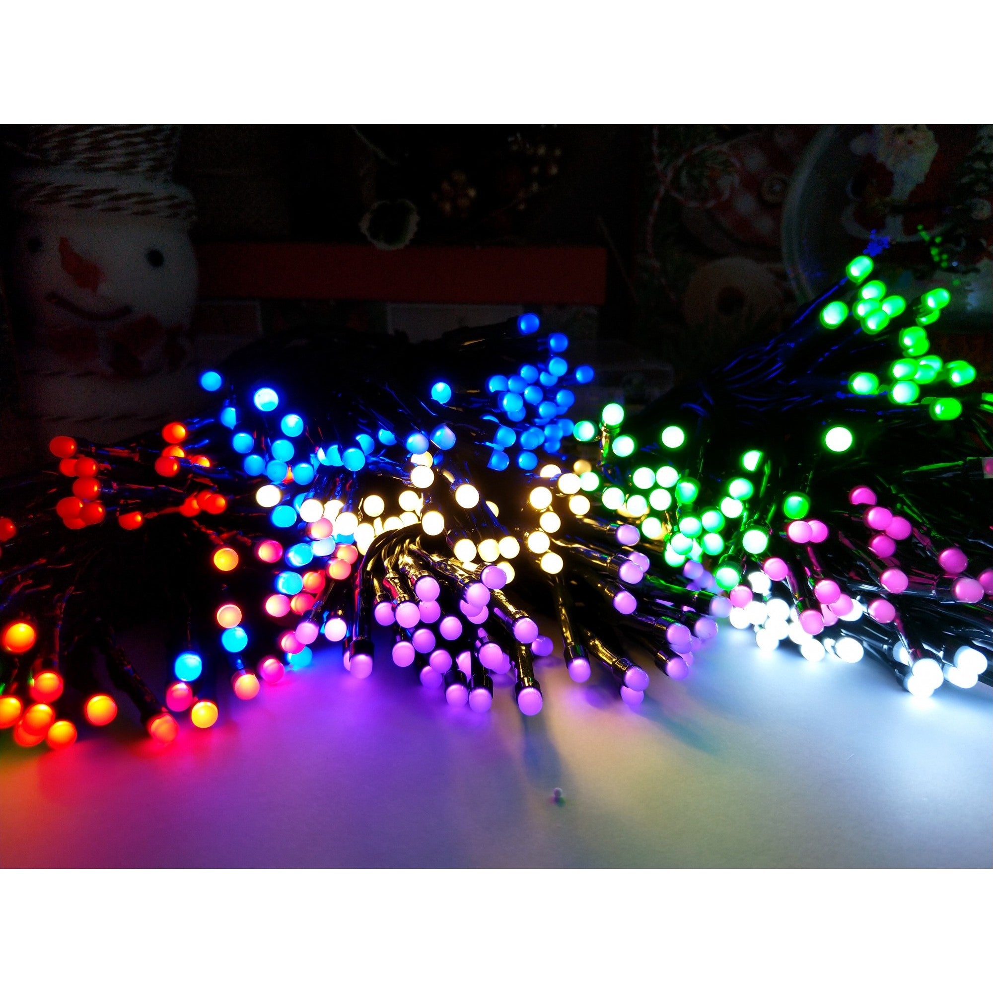 Instalatie de Craciun, Flippy®, Tip Sir cu Baterii, 3 m, 30 LED -uri, Mov