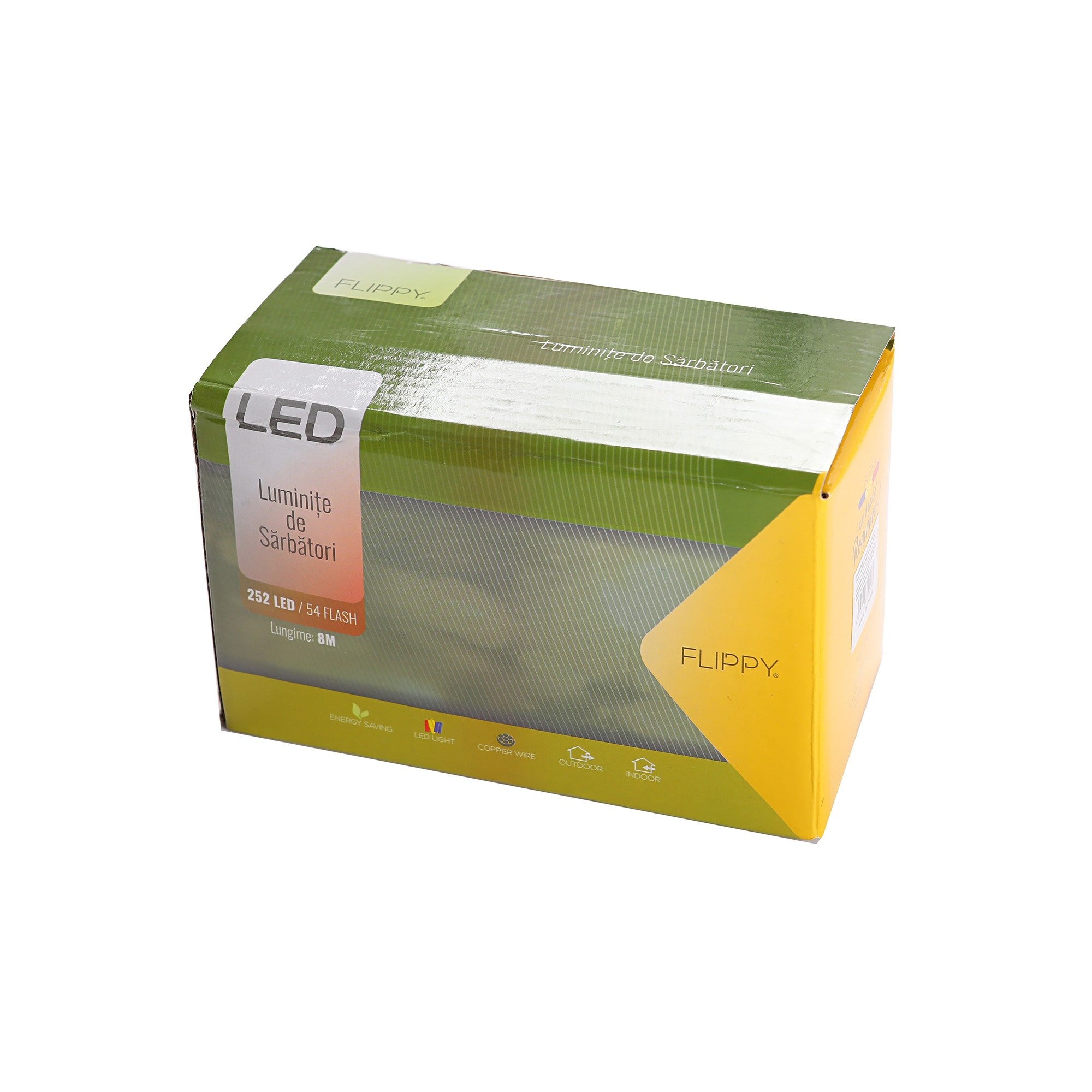 Instalatie de Craciun Premium ® Tip Franjuri cu Flash 8 m 252 LED-uri Alb Rece 2095W Interconectabila