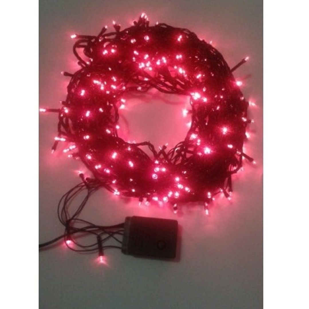 Instalatie de Craciun Tip Sir 17 m 200 LED -uri Rosu