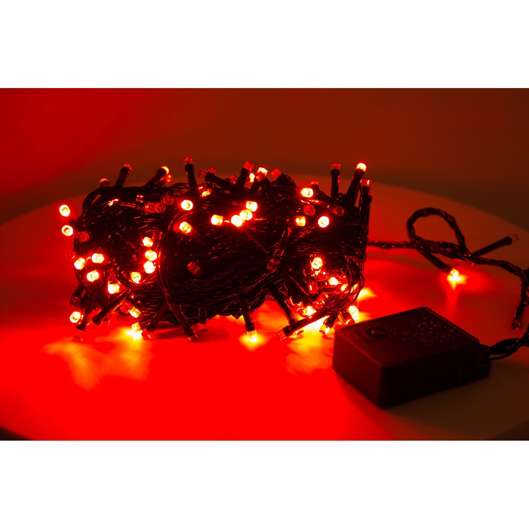 Instalatie de Craciun Tip Sir 17 m 200 LED -uri Rosu