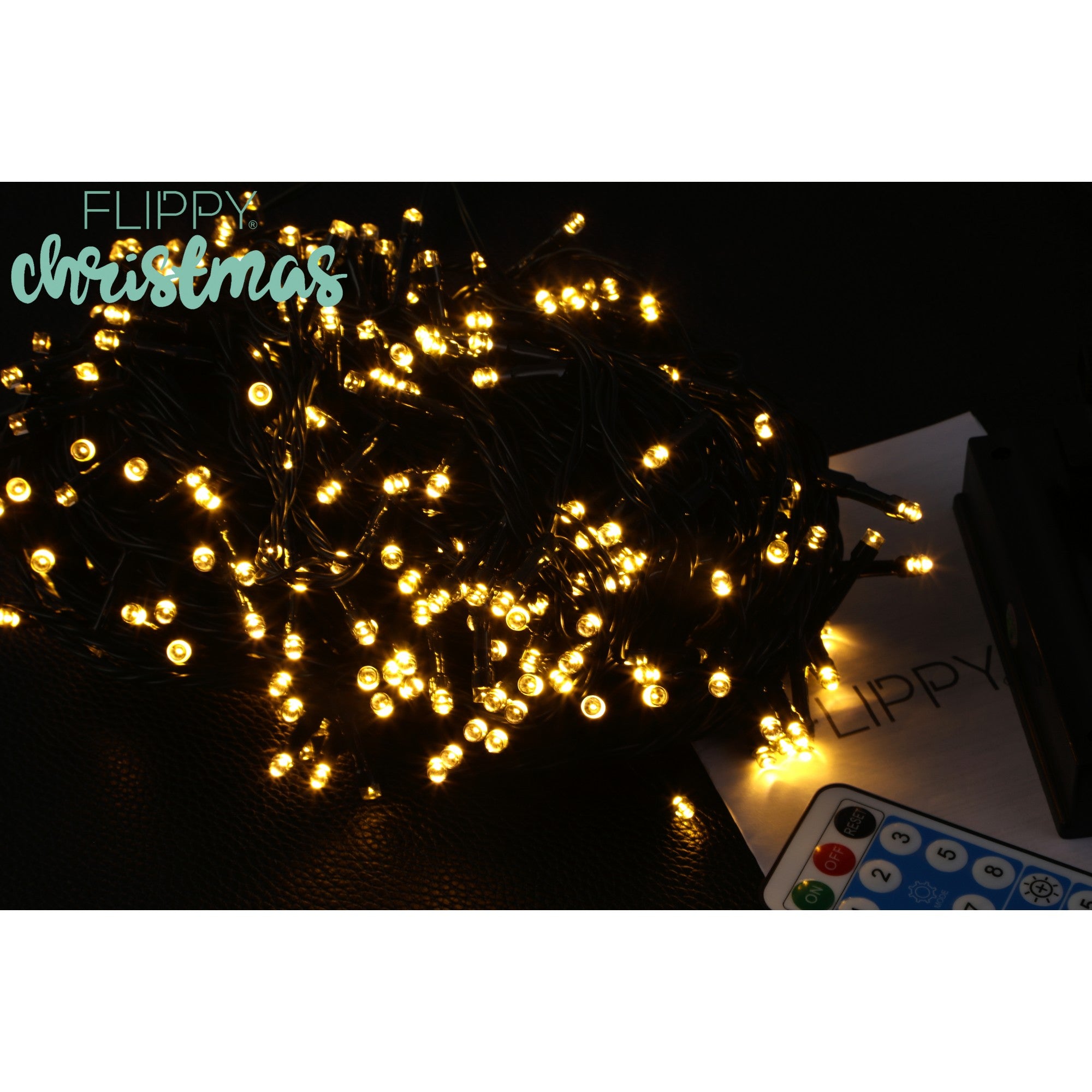 Instalatie luminoasa de Craciun cu LED, 300 LED-uri, 32 metri lungime, 8 programe, interior/exterior, incarcare solara, alb cald