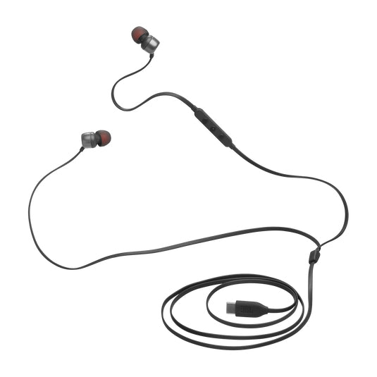 Casti Tune 310C Pure Bass In-Ear Headphones, (Type-C), Black "JBL-T310C-BLK" (timbru verde 0.18 lei)