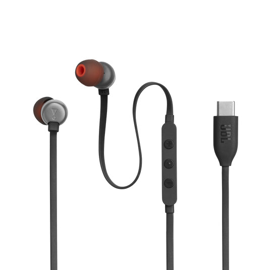 Casti Tune 310C Pure Bass In-Ear Headphones, (Type-C), Black "JBL-T310C-BLK" (timbru verde 0.18 lei)
