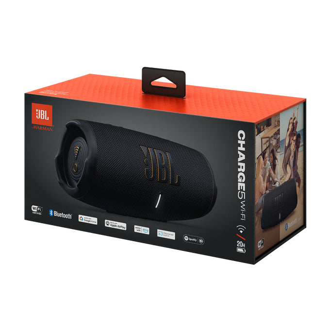 Boxa portabila Boxa portabila Charge 5 Wi-Fi, 40W, Bluetooth, Autonomie 20H, IP67, Negru 