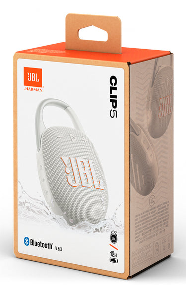 Boxa portabila CLIP 5 Bluetooth Wireless Speaker White 