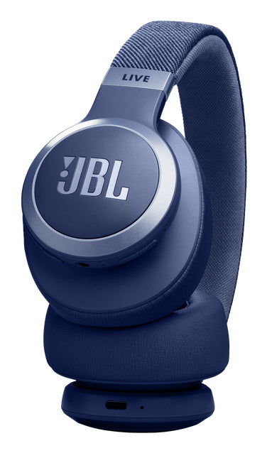 Casti audio wireless over-ear LIVE 770NC, True Adaptive NC, Bluetooth, Multi-Point, Albastru "JBLLIVE770NCBLU"