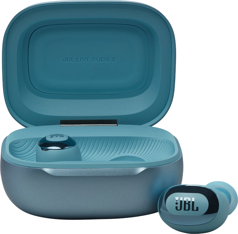 Live Buds 3, Autonomie 10 ore, Bluetooth 5.3, Albastru "JBLLIVEBUDS3BLU" (timbru verde 0.18 lei)