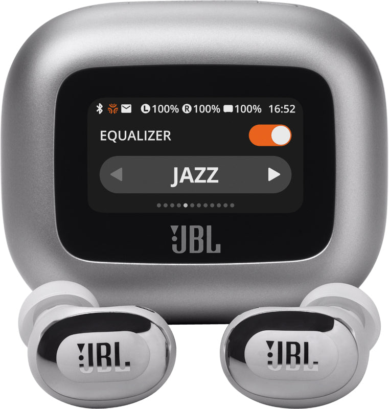 Live Buds 3, Autonomie 10 ore, Bluetooth 5.3, Argintiu "JBLLIVEBUDS3SIL" (timbru verde 0.18 lei)