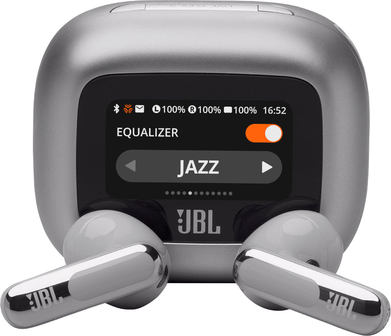 Live Flex 3, 10 ore, Bluetooth 5.3, Argintiu "JBLLIVEFLEX3SIL" (timbru verde 0.18 lei)