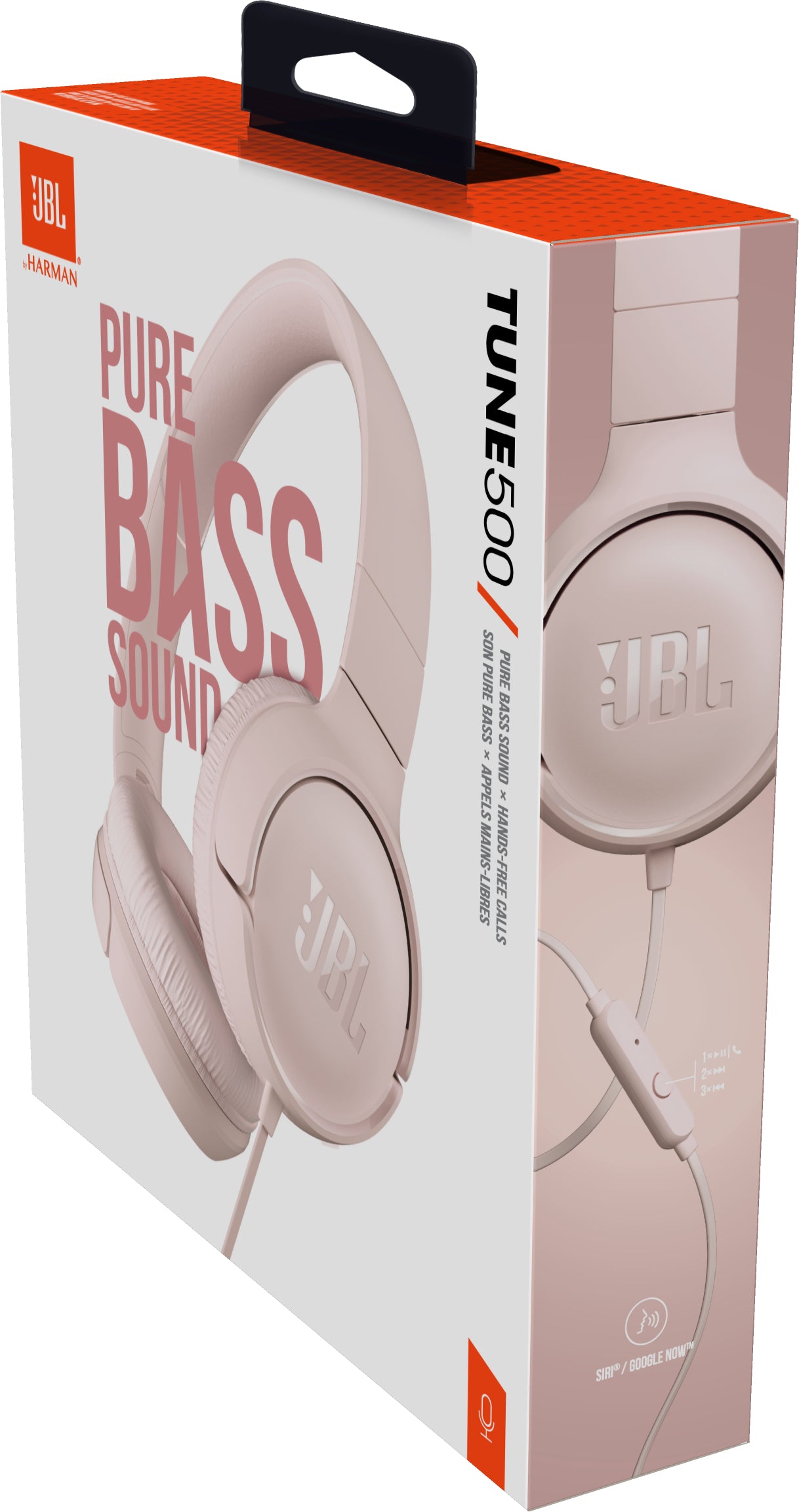 Casti TUNE 500 On Ear Pink "JBLT500PIK" (timbru verde 0.18 lei)