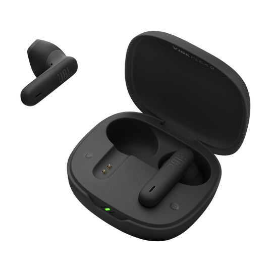 Casti In-Ear JBL Vibe Flex 2, True Wireless, Bluetooth, Autonomie 40 ore, Multi-Point, Negru 