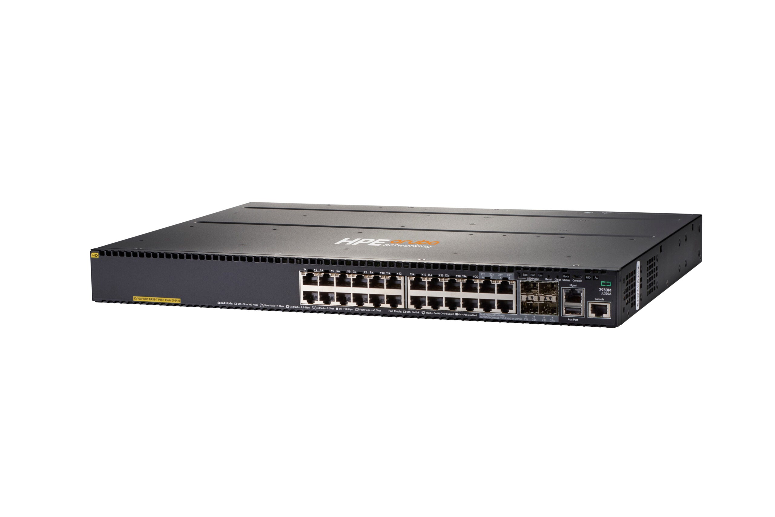 NET SWITCH 24PORT 1000M POE+/4SFP 2930M JL320A ARUBA BY HPE "JL320A"