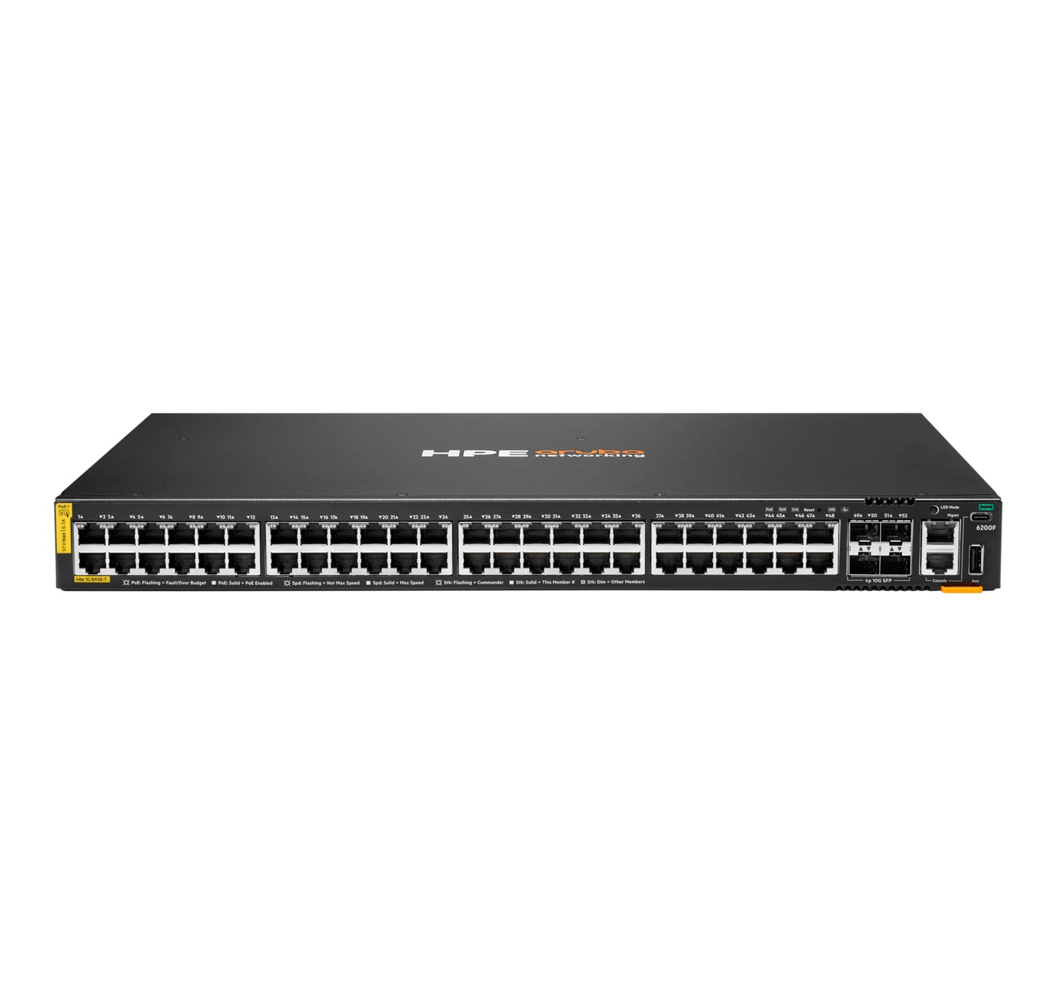 NET SWITCH 48G 4SFP+/6200F JL727B ARUBA BY HPE "JL727B"