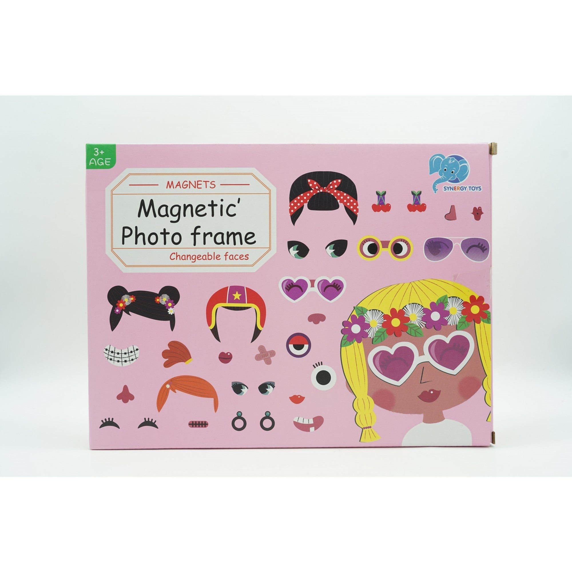 Joc Magnetic Photo Frame, 30 de piese, pentru copii, +3 ani, multicolor