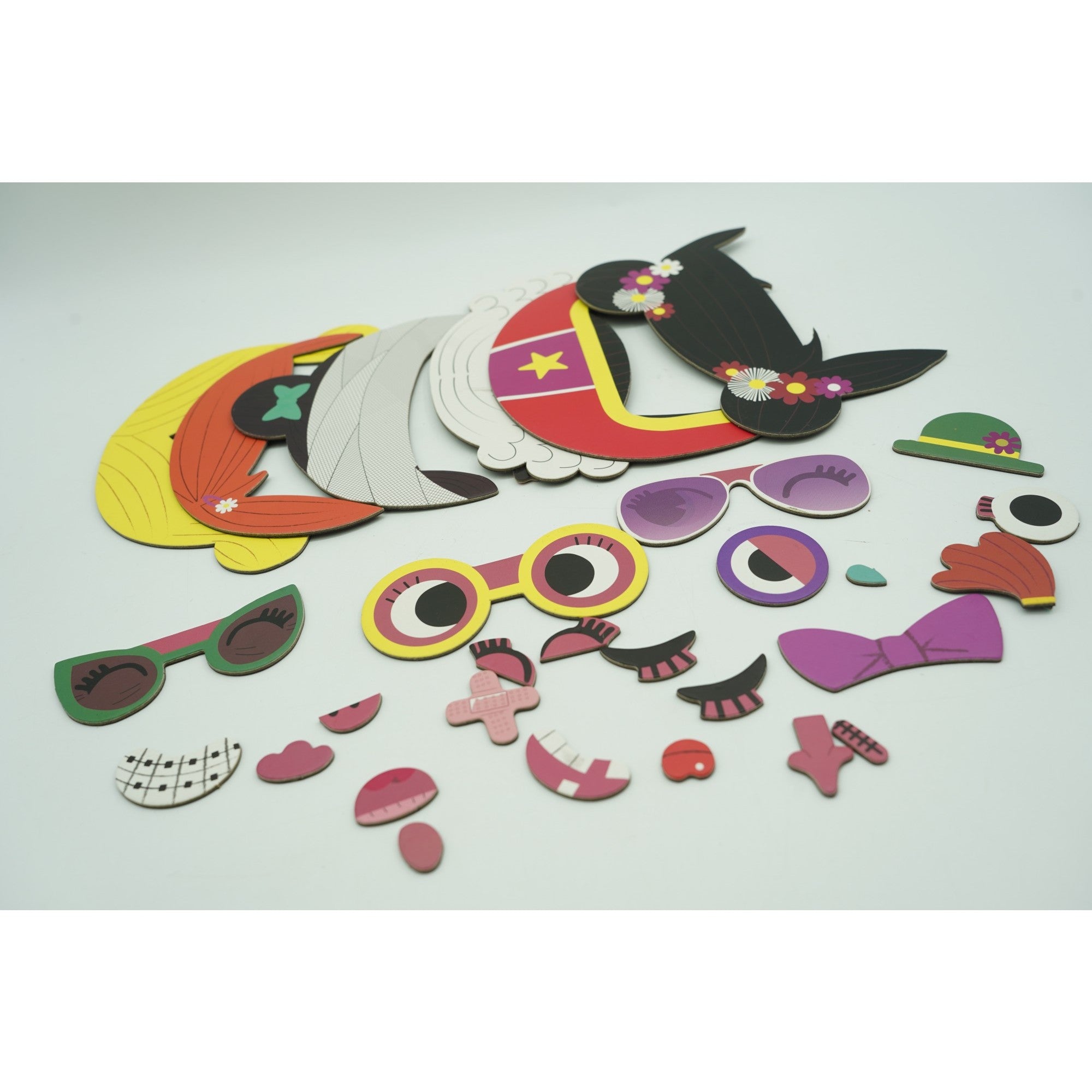 Joc Magnetic Photo Frame, 30 de piese, pentru copii, +3 ani, multicolor