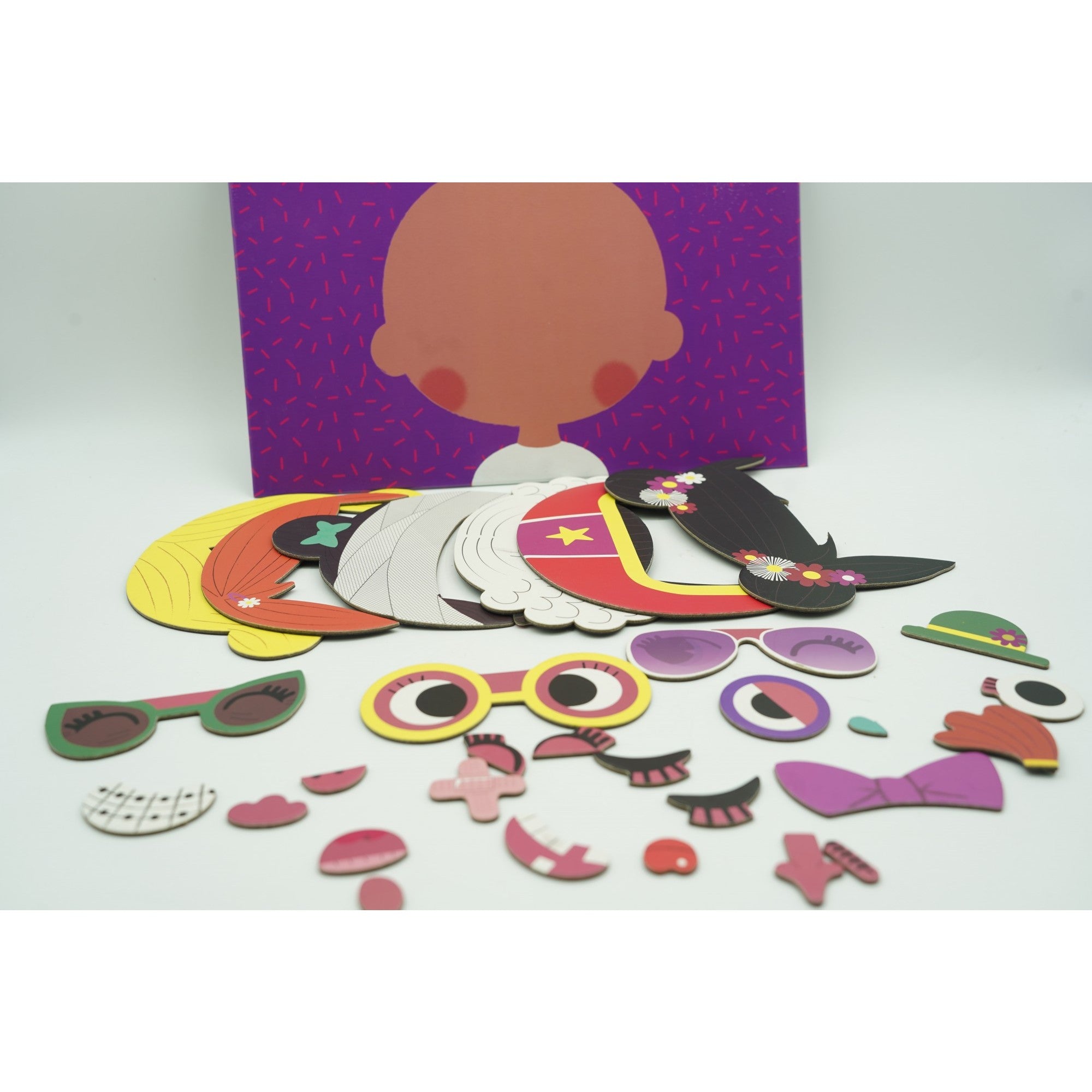 Joc Magnetic Photo Frame, 30 de piese, pentru copii, +3 ani, multicolor
