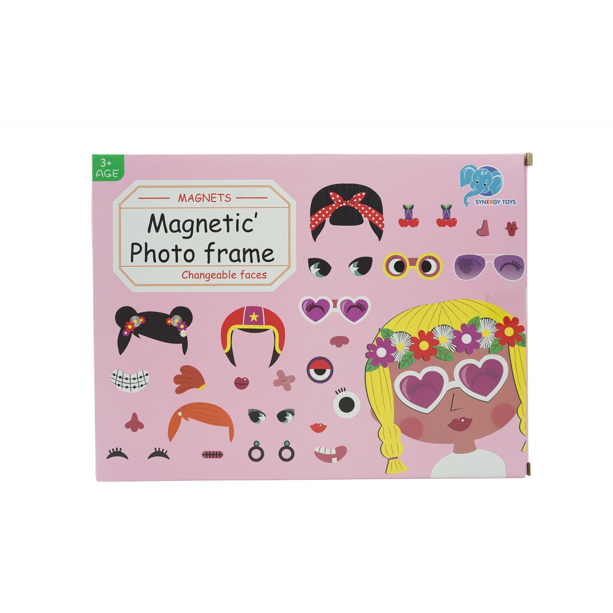 Joc Magnetic Photo Frame, 30 de piese, pentru copii, +3 ani, multicolor