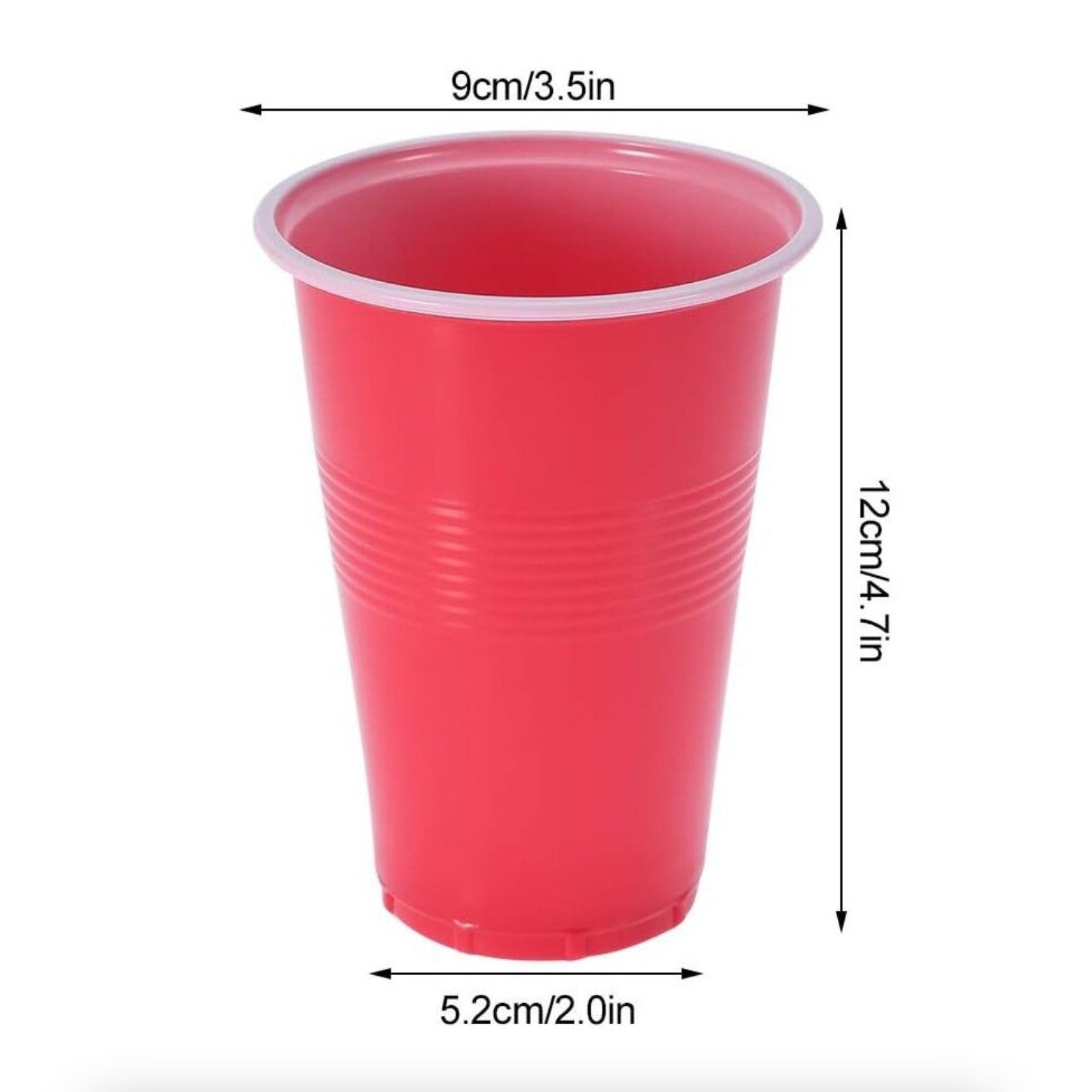 Joc de Baut BEER PONG, Set din 24 Mingi de Tenis si 24 Pahare Reutilizabile, Joc Interactiv pentu Adulti, Albastru Portocaliu
