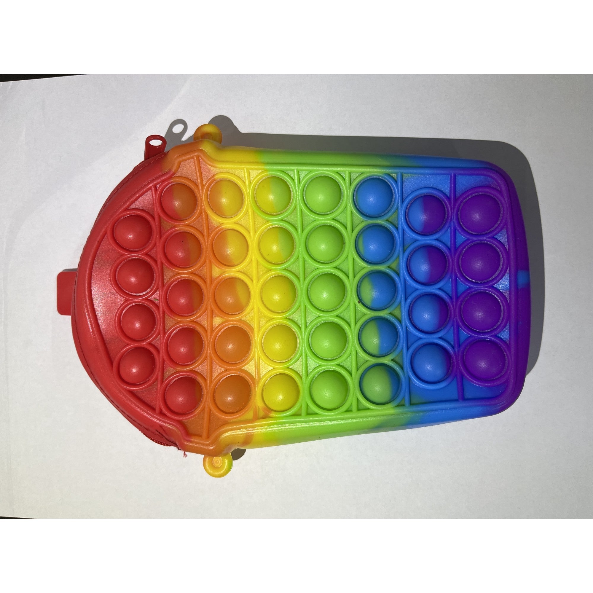 Jucarie antistres din silicon, Geanta Pop It, Milkshake, Model 3, Multicolor