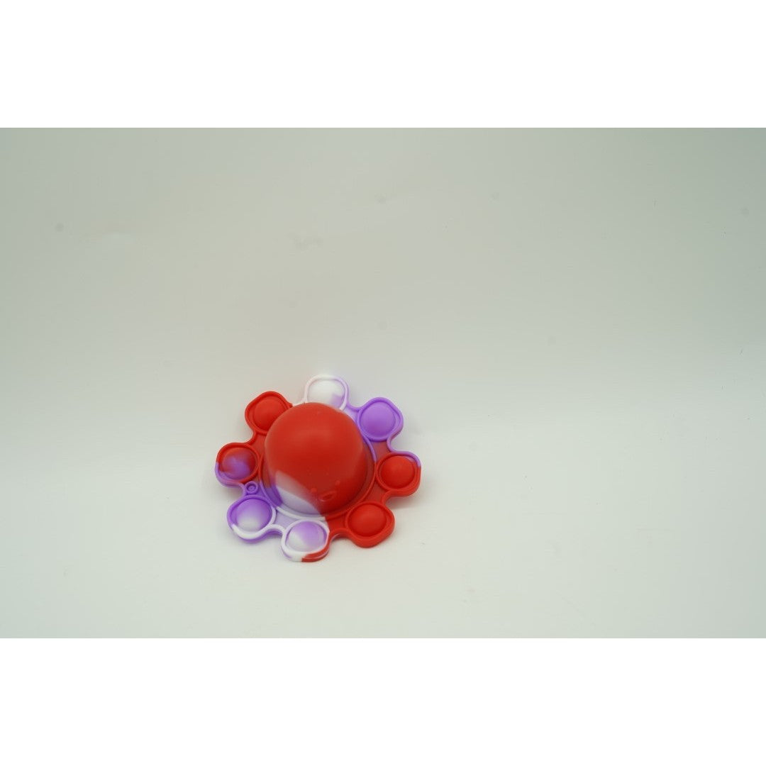 Jucarie antistres din silicon, Flippy®, Pop It Now and Flip It, Caracatita reversibila, Multicolor, V2