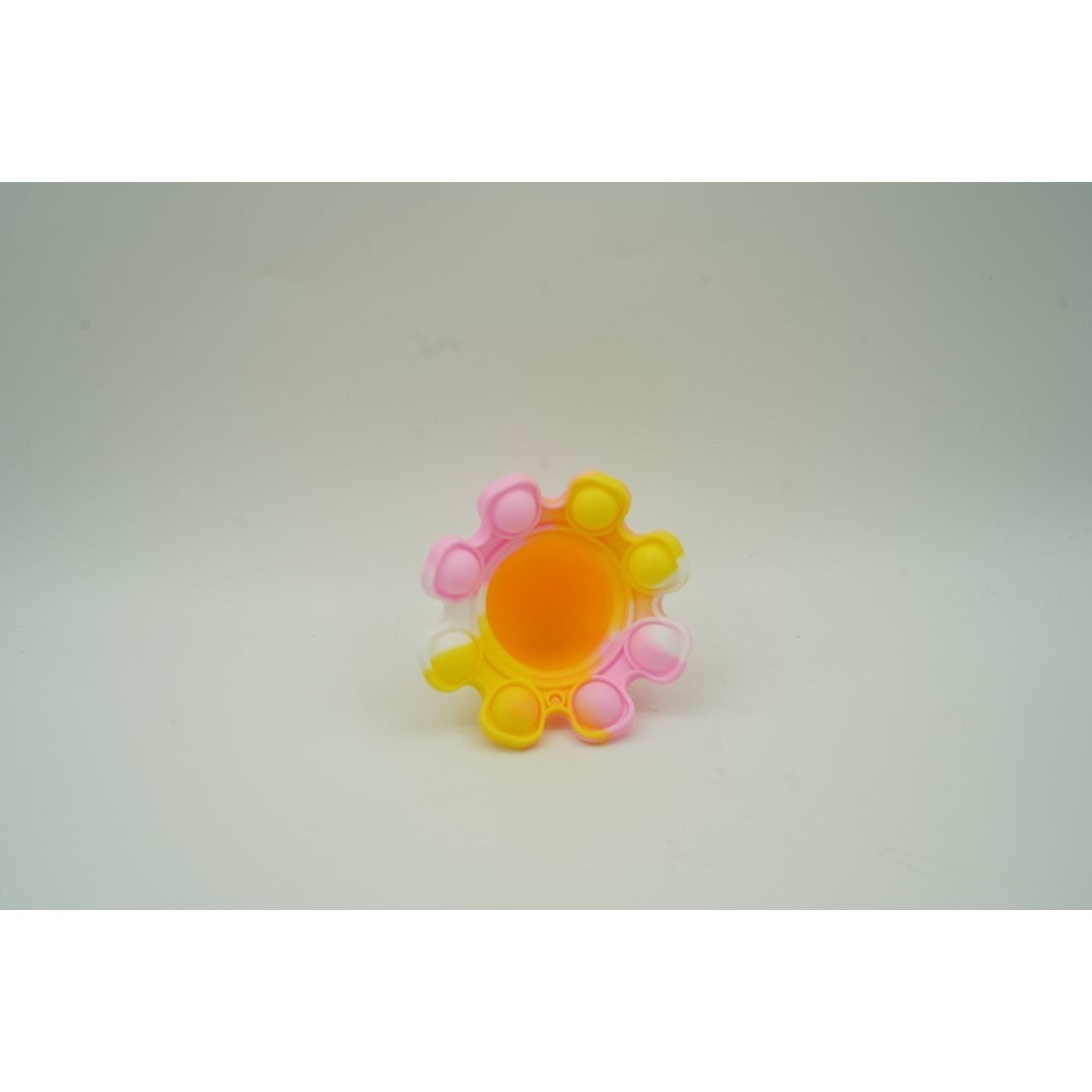 Jucarie antistres din silicon, ®, Pop It Now and Flip It, Caracatita reversibila, Multicolor, V3
