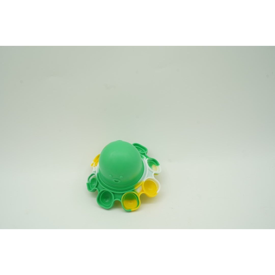 Jucarie antistres din silicon, ®, Pop It Now and Flip It, Caracatita reversibila, Multicolor, V5