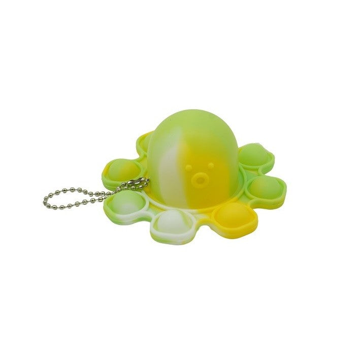 Jucarie antistres din silicon, ®, Pop It Now and Flip It, Caracatita reversibila, Multicolor, V5