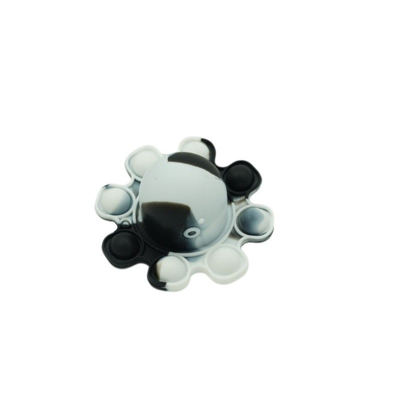 Jucarie antistres din silicon, ®, Pop It Now and Flip It, Caracatita reversibila, Multicolor, V8