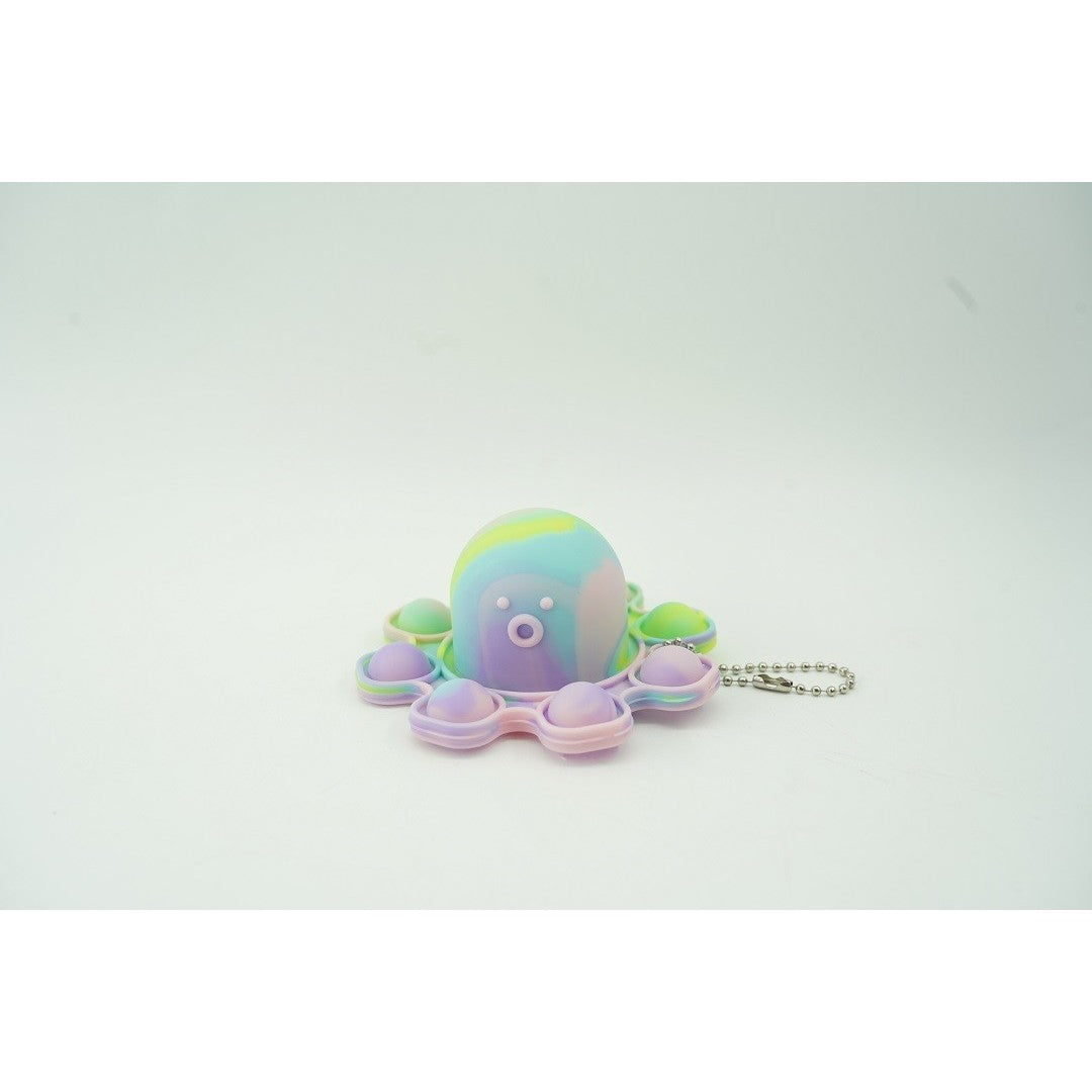 Jucarie antistres din silicon, Flippy®, Pop It Now and Flip It, Caracatita reversibila, Multicolor/Verde