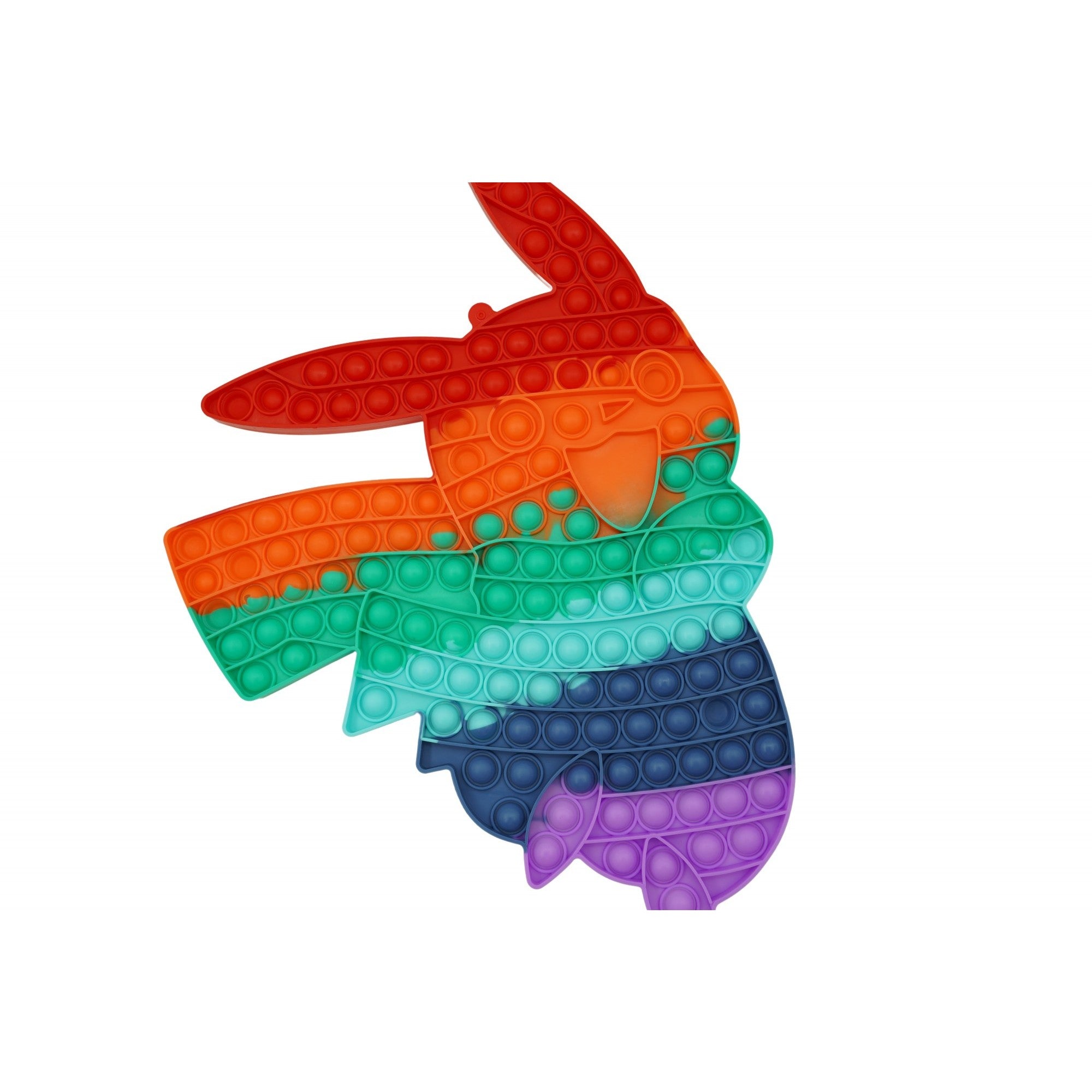 Jucarie antistres din silicon, Pop it Now and Flip It,Pikachu,Multicolor
