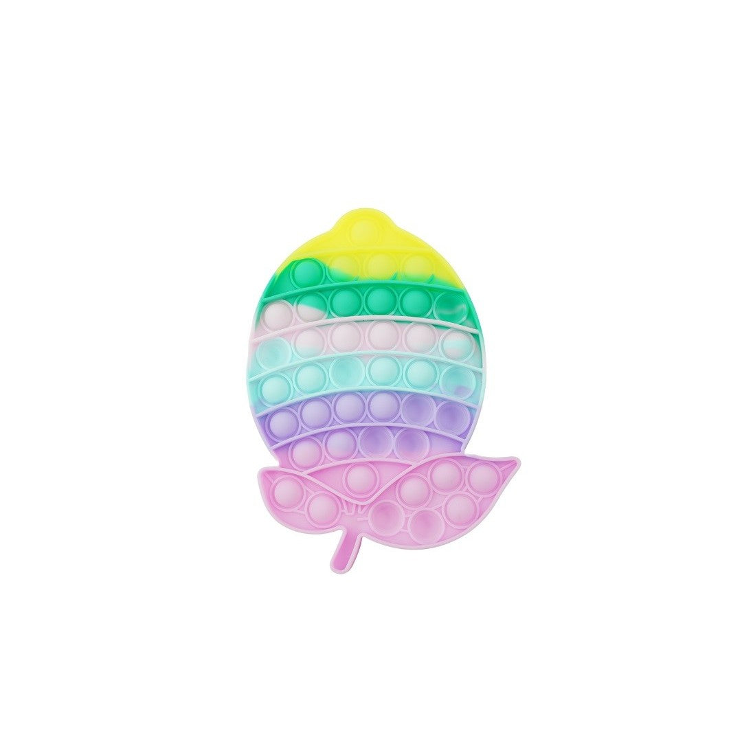 Jucarie antistres din silicon, Pop it Now and Flip It, Lamaie, Multicolor