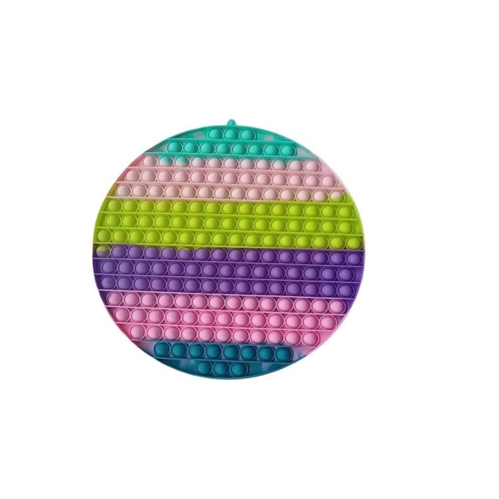 Jucarie antistres din silicon Pop it now, Rotund, multicolor, urias, model 2
