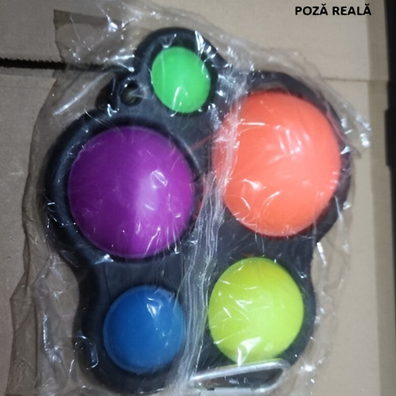 Jucarie Antistres - Fidget Toy, Simple Dimple, Negru