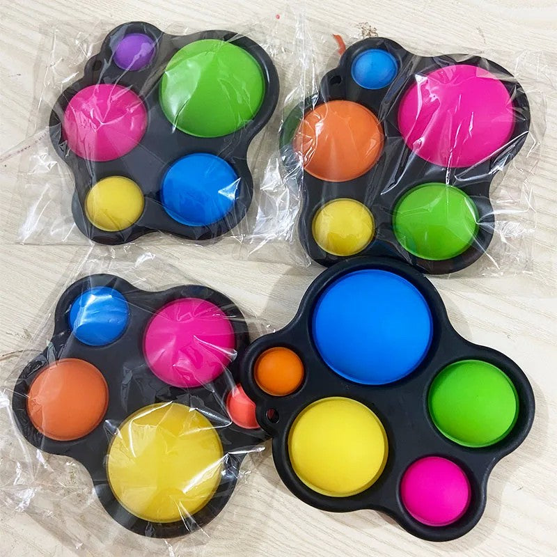 Jucarie Antistres - Fidget Toy, Simple Dimple, Negru