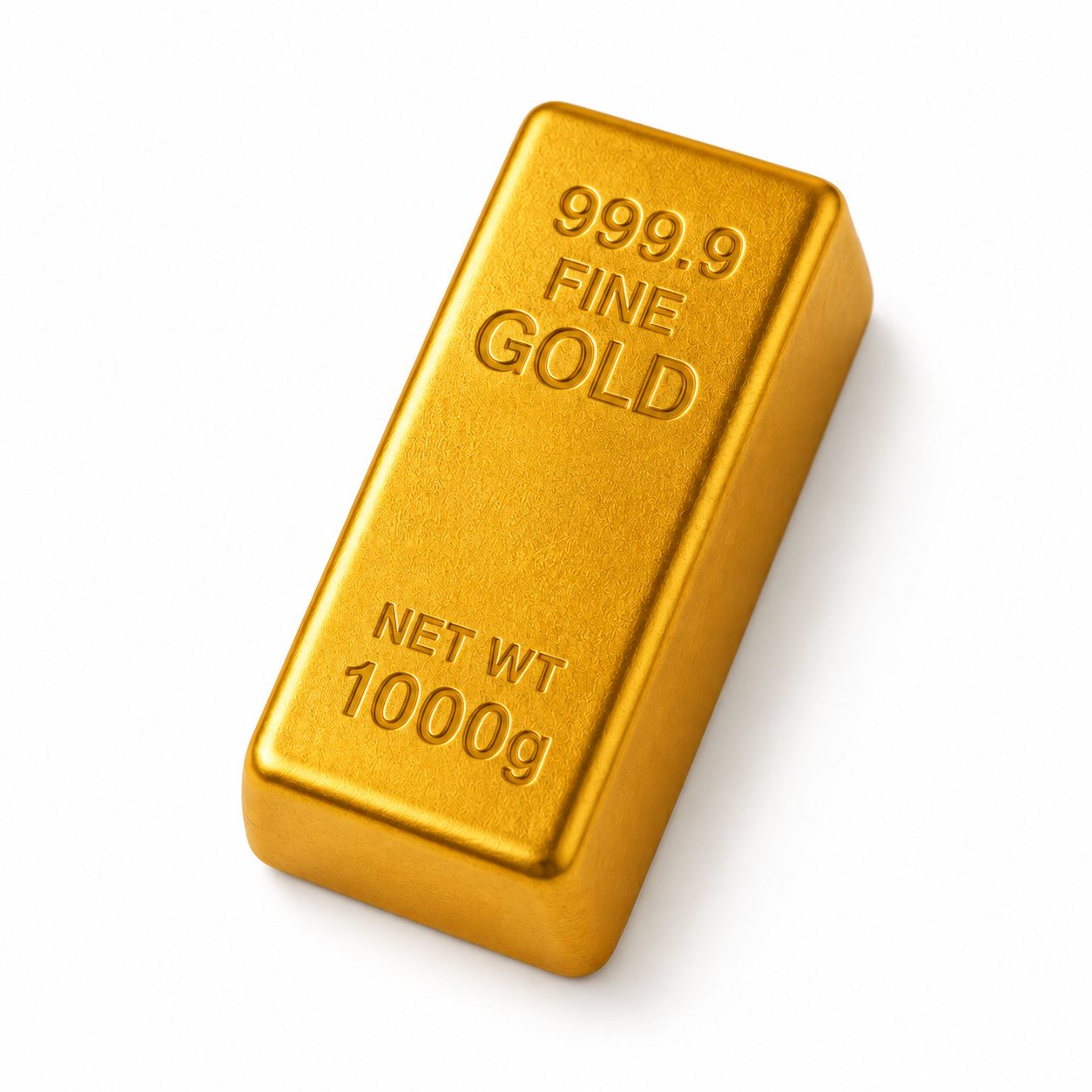Jucarie Antistres Lingou de Aur, Gold Brick Squishy, Revenire Lenta, 100 g, Auriu