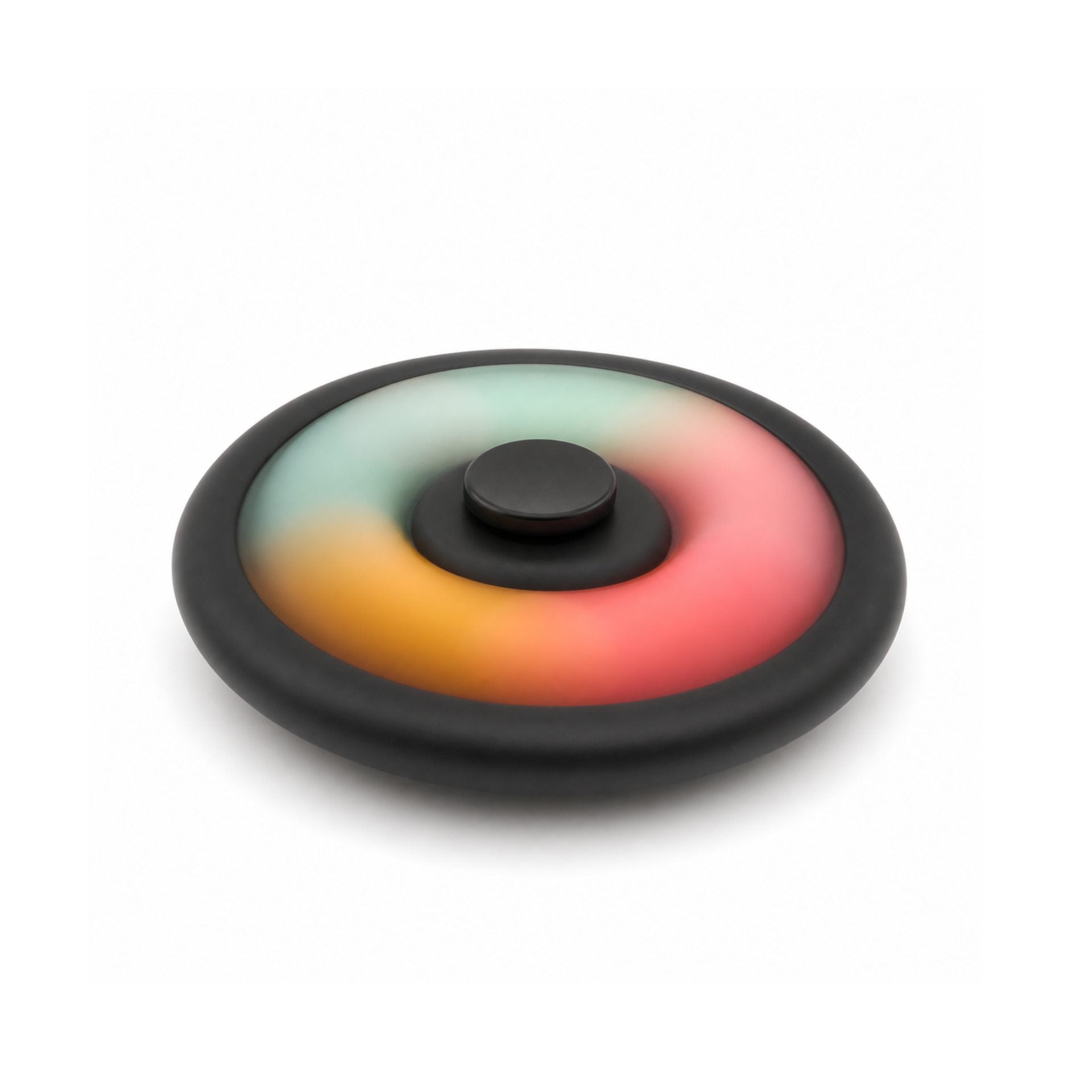 Jucarie Senzoriala Antistres Tip Spinner, Model Simple Dimple, cu 5 Bule Pop It, cu Snur de Prindere, pentru Relaxare si Stimulare Senzoriala, Multicolor